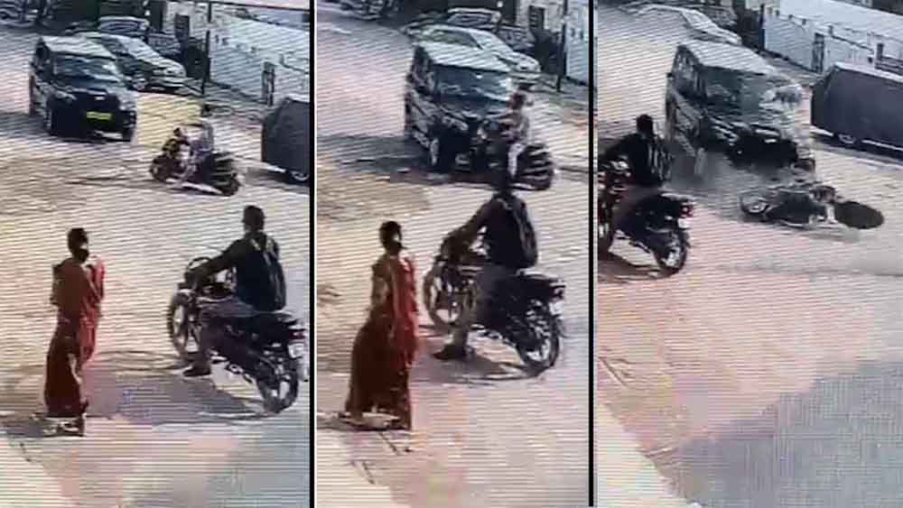 छत्तीसगढ़-बिलासपुर में स्कार्पियो की चपेट में आया स्कूटी सवार, सड़क पर बेतरतीब पार्किंग गाड़ी के चलते हुआ हादसा