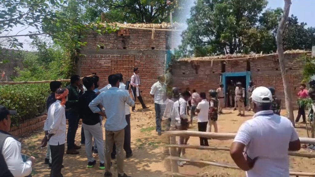 मऊगंज में घर के अंदर मिली पिता और दो बच्चों की लाशें, इसी गांव में पुलिस पर हुआ था हमला
